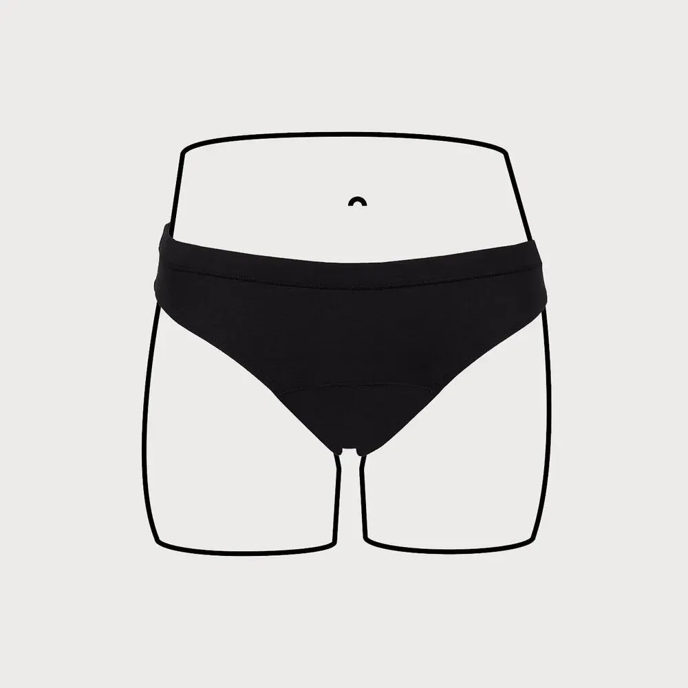 Thinx 3-Pair All-Day Bikini Kids Teens Kit, Period Underwear, Size 11-12 Medium - Picture 3 of 5